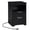 Black, variant on Nightstand with Charging Station,Bedside Table with 2 Drawers,Wooden End Table with Drawer and Opening Shelf for Bedroom,Living Room,White