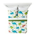 thumbnail image 2 of Your Zone 7 Piece Green and Blue Dino Reversible Polyester Bedding Set for Kids, Full, 2 of 4