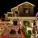 thumbnail image 1 of Ciervo navideño Decoración navideña Estacas de luz Bufanda Césped navideño Decoración exterior, 1 of 1