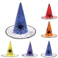thumbnail image 3 of Novedad Arañas Sombrero de Gorra de mago Accesorios de disfraces de de Halloween rojo, 3 of 9