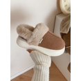 thumbnail image 3 of Botas de nieve para mujer, zapatillas de algodón para pareja para otoño e invierno, zapatos de algodón con aislamiento de felpa para el hogar de moda para hombres, 3 of 5