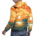 thumbnail image 6 of Lsque Tropical Sunset Paradise Pattern Casual Men's Hoodie,Hooded Sweatshirt with Kangaroo Pocket,Pullover Hoodie-4X-Large, 6 of 7