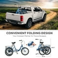 thumbnail image 2 of Viribus 20" Folding Adult Tricycle Folding Trike for Adult Blue, 2 of 7