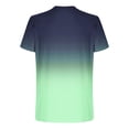 thumbnail image 4 of hoksml Men's Ombre Graphic T Shirts Short Sleeve Crew Neck Casual Tees for Summer, 4 of 5