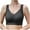 Black, variant on Wdgfv Seamless Jelly Bras for Women - Full Coverage Wireless Bra with Support and Lift for Older White L