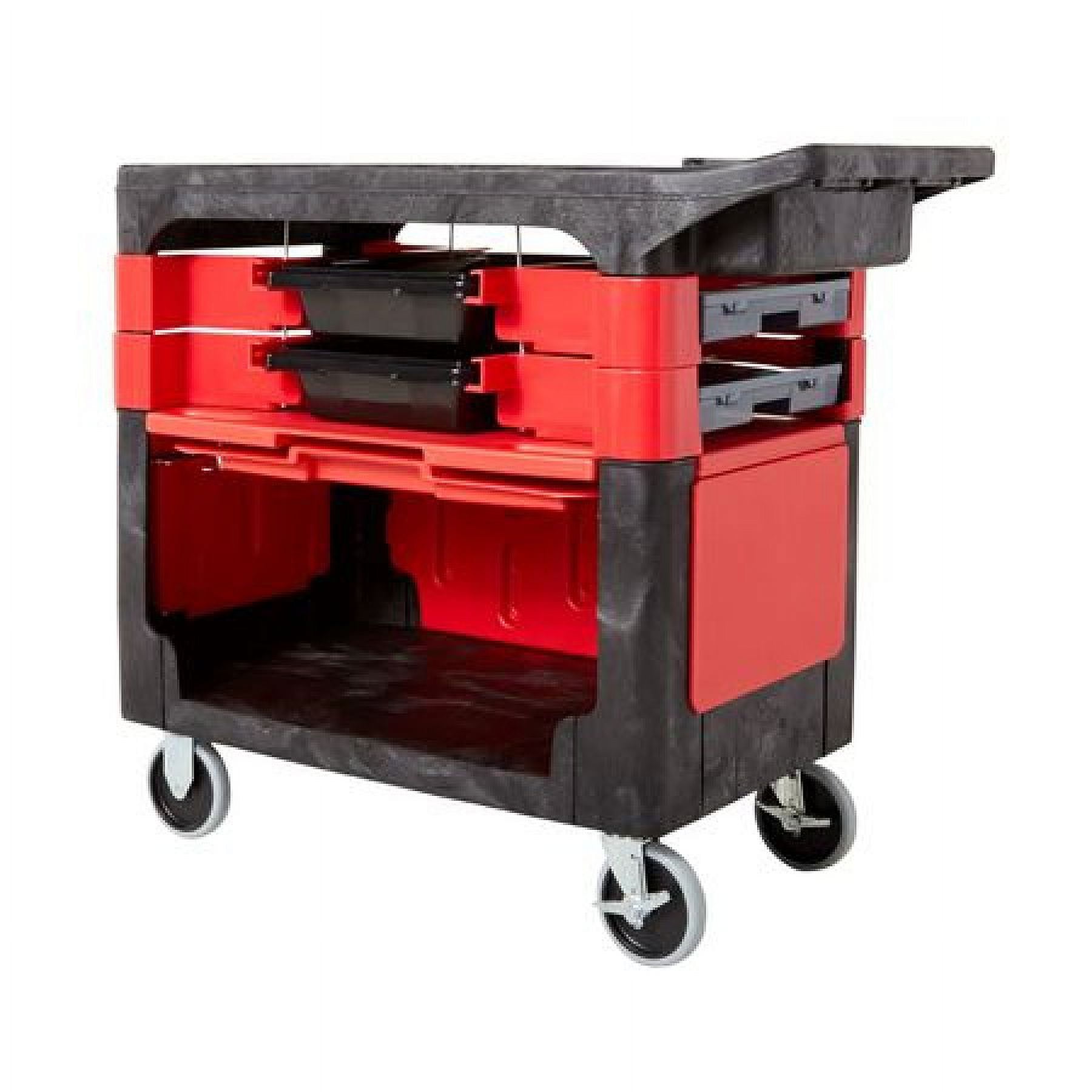 Rubbermaid rolling tool on sale cart