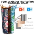 thumbnail image 3 of Pioneer Flower 10oz Tumblers Stainless Steel Tumbler with Lid and Straw,Vacuum Insulated Double Wall Travel Tumbler Cups with Cleaning Brush for Coffee, Tea, 3 of 4