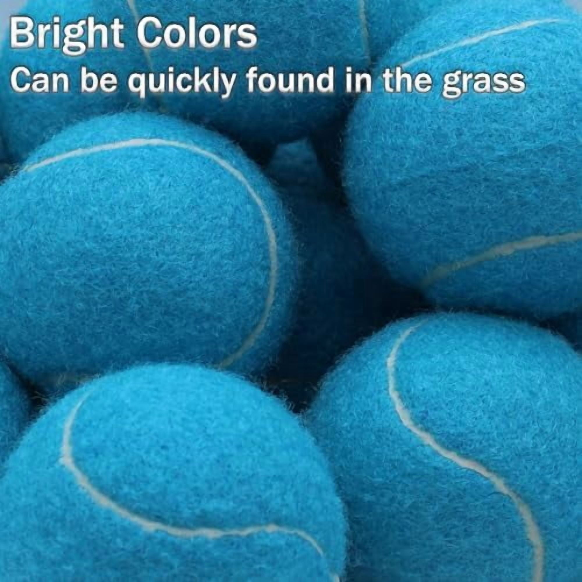 Tennis Balls, 20 Pack Training Tennis Balls,High Elasticity Practice Tennis for Beginner, Exercise Playing Balls for Pet Dog Light Blue