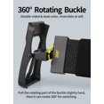 thumbnail image 6 of Catelles Black Nylon Belt - Durable Pin Buckle Design for Outdoor, and Everyday Wear，Gift Box,120CM Length, 6 of 9