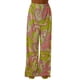 thumbnail image 4 of VISgogo, conjunto de ropa informal de 2 uds para mujer, estampado de flores/patrón abstracto, botones de solapa, camisas de manga larga, Tops con pantalones largos sueltos VISgogo  moda, 4 of 9