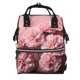 thumbnail image 1 of Easygdp Delicate Pink Carnations para Bolsa de Bebé de Gran Capacidad con Múltiples Bolsillos, Bolsa de Pañales para Padres, Bolsa de Viaje Organizada y Elegante, 1 of 6