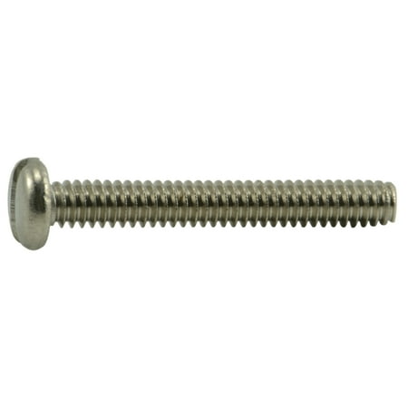 

#3-48 x 3/4 18-8 Stainless Slotted Pan Head Machine Screws (24 pcs.)