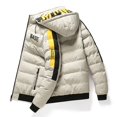 thumbnail image 5 of Outdoor Winter Reversible Mens Coat Thickened Jacket Removable Hood Casual Coat, 5 of 5