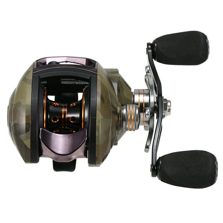 Lightweight High Speed 8.1:1 Gear Ratio Baitcast Fishing Reel 12+1 Ball Bearings Baitcasting Fishing Reel Baitcaster (Best Baitcast Reel For Light Tackle)