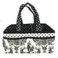 thumbnail image 5 of Bacati - Nursery Storage Caddy Classic Damask Black/Grey/White Neutral, 5 of 10