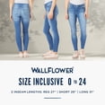 thumbnail image 5 of WallFlower Women's Ultra Skinny Mid-Rise Insta Soft Juniors Jeans (Standard and Plus), 5 of 5
