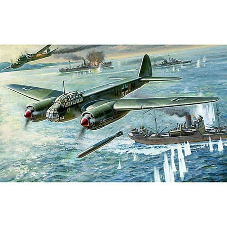 Dragon Models USA 1/72 Junkers JU88 A-17/A-5 Bomber Plastic Models Airplane 1/72