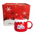 thumbnail image 4 of Taza de café de Navidad 430ml Gloria Papá Noel rojo, 4 of 9