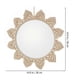 thumbnail image 2 of Bohemia Mirror Cotton Rope Mirror Hanging for Home Use 1 Pendant, 2 of 5