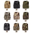 thumbnail image 1 of Hombres Mujeres Deportes Chaleco Impermeable Color Sólido Camuflaje Estampado Molle, 1 of 8