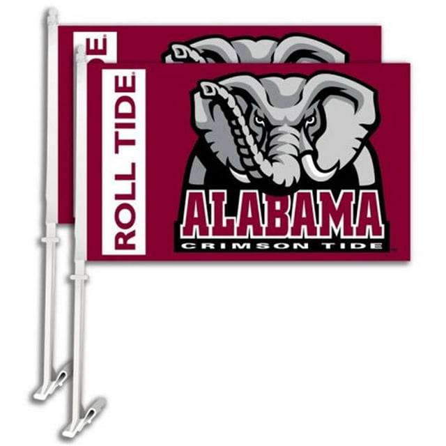 Bsi Products 97002 Drapeau de Voiture avec Support Mural - Alabama Pourpre Marée