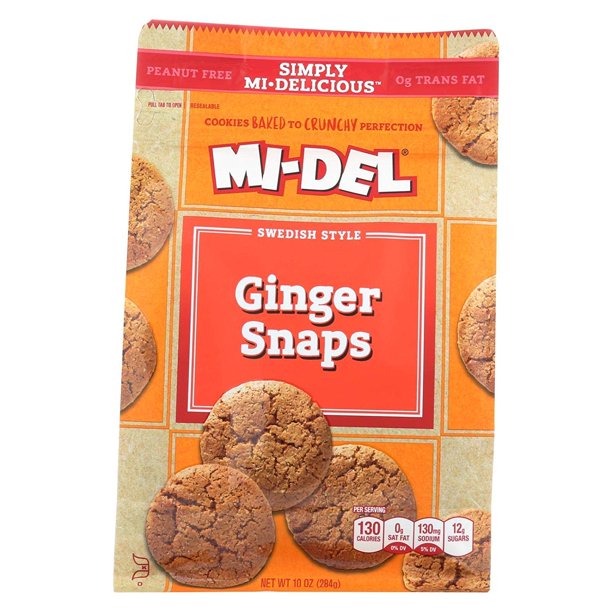 MIDEL GINGER SNAPS, Pack of 8