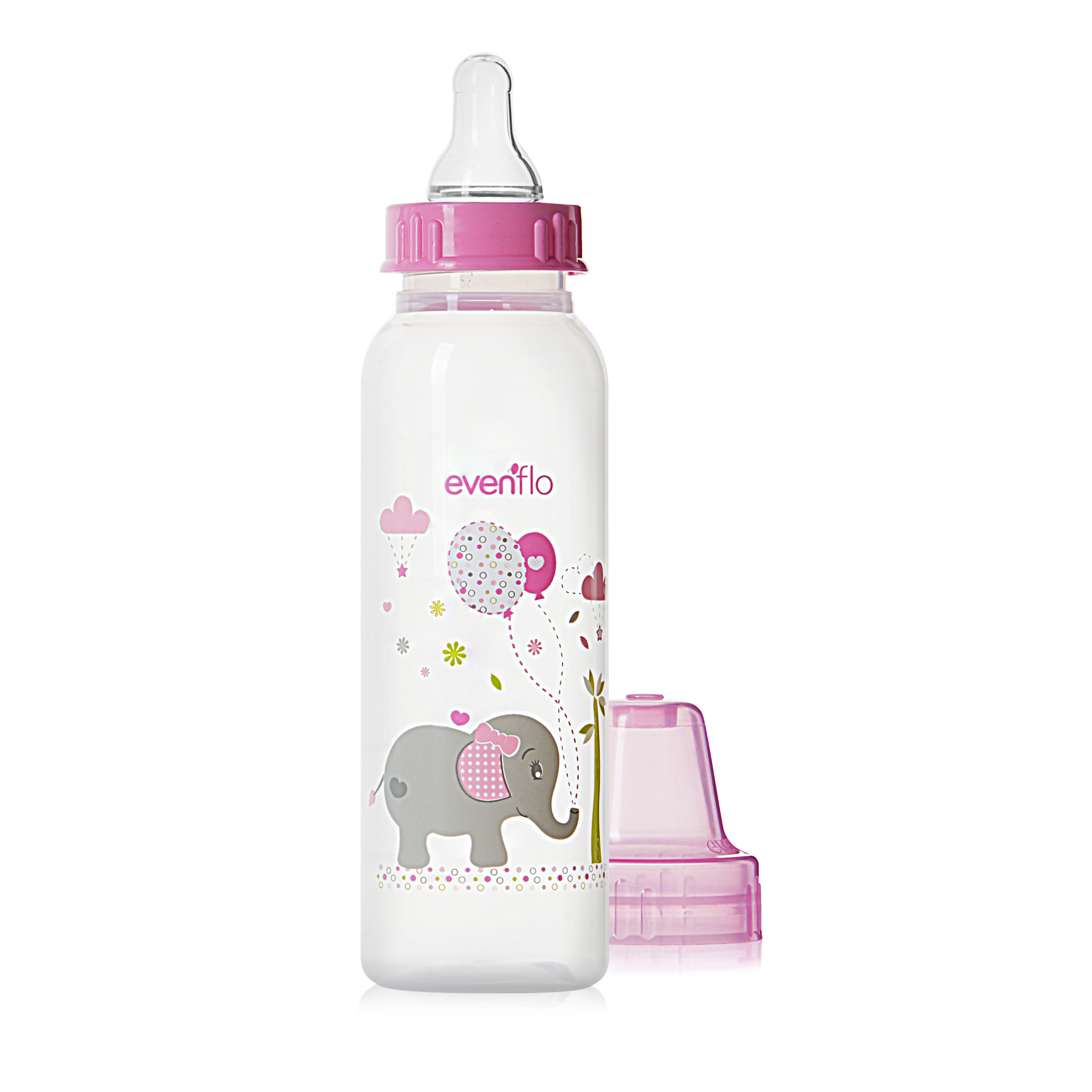 Evenflo Feeding Classic Prints Polypropylene Baby Bottle for Infant and Newborn, 8 oz (12 Pack) - image 5 of 5