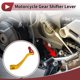 thumbnail image 2 of Palanca de cambio de motocicleta plegable para Kayo T6, palanca de aleación de aluminio, brazo de cambio dorado con cabeza roja, 2 of 6