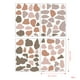 thumbnail image 4 of CHAO Uds. Pegatinas de PVC, pegatinas de pared de Color café con piedra esmerilada, calcomanías murales para dormitorio, sala de estar, pared de TV, 4 of 5