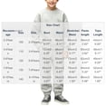 thumbnail image 3 of Lutiedan Boys Fall Winter Tracksuits 2 Piece Set Kids Crewneck Sweatshirts and Jogger Sweatpants with Pockets Size 2-10,Gray, 3 of 5