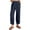 Navy, variant on Odbmxy Womens Sweatpants Plus Size High Waist Straight-Leg Pants Women Ankle Elastic Waist Sports with Pockets Gray Sweatpants,S
