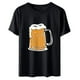 thumbnail image 4 of Blusa de mujer Oktoberfest Camiseta de cuello redondo Estampado de verano Jersey de manga corta Camiseta de mujer para hombre Tops Camisa Pompotops  hfajkhk135735, 4 of 5