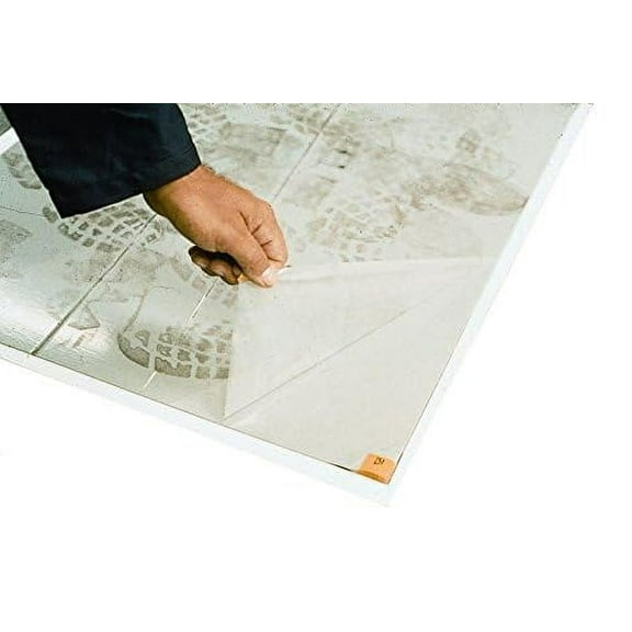 Sticky Mats / Cleanroom Tacky Mats, 18" x 36", WHITE (30 Sheets per Pad), Pack of 2