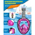 thumbnail image 7 of QingSong Full Face Snorkel Mask for Adults & Kids, Snorkeling Gear with Camera Mount, 180 Degree Panoramic View Snorkel Set Anti-Fog Anti-Leak, 7 of 7