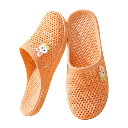 

Crocowalk Ladies Sandals Beach Clogs Slip On Bath Slipper Womens Slide Sandal Casual Non-slip Summer Slides Orange 5