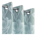 thumbnail image 3 of Safdie & Co. Rideau 3D Floral Jacquard 84L Aqua, 3 of 4