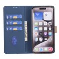 thumbnail image 3 of Premium RFID Blocking Wallet Case for Xiaomi POCO X7 Pro 5G with 3 Card Slots & Stand Blue, 3 of 5