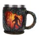 thumbnail image 5 of Taza Taza De Café Taza De Fuego Forestal Vintage Creativa única De 14 Oz Con Relieve 3D Para Regalo Navideño, 5 of 7
