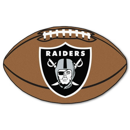 Fan Mats Oakland Raiders Football Mat