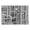 thumbnail image 3 of Tiptophomedecor 3D Illusion Wallpaper Wall Mural - Urban Maze, 3 of 4