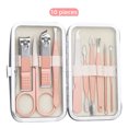 thumbnail image 4 of DISEN Manicure Set, Travel Mini Nail Clippers Kit Pedicure Care Tools, 10pcs Stainless Steel Grooming kit, 4 of 8