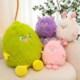 thumbnail image 3 of Peluche de monstruo elfo pequeño de 70 cm, de dibujos animados, súper suave, para bebés, niños pequeños, 70 cm, rosa, 3 of 4
