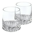 thumbnail image 3 of HomeRoots 376143 Mouth Blown European Crystal Whiskey Set Rocks or DOF Set - 4 Piece, 3 of 5