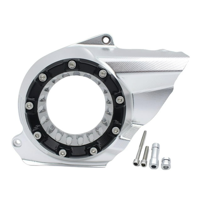 Motorcycle Air Intake Cover with Screw Hardware, Stable Performance Transmission White Black