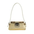 thumbnail image 4 of Bolso de hombro para mujer, bolso de mano brillante, bolso tipo cartera, bolso de hombro de viaje elegante para mujer Oro, 4 of 9