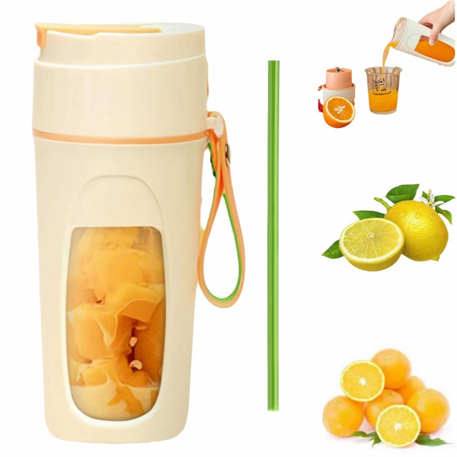 XKHZJL Portable Blender, Cordless, Personal Blender-for Shakes & Smoothies, BPA Free, Leakproof, USB-C Rechargeable, Ideal for Ice Blending, Juicing, and Food Processing, Convenient, and Versatile