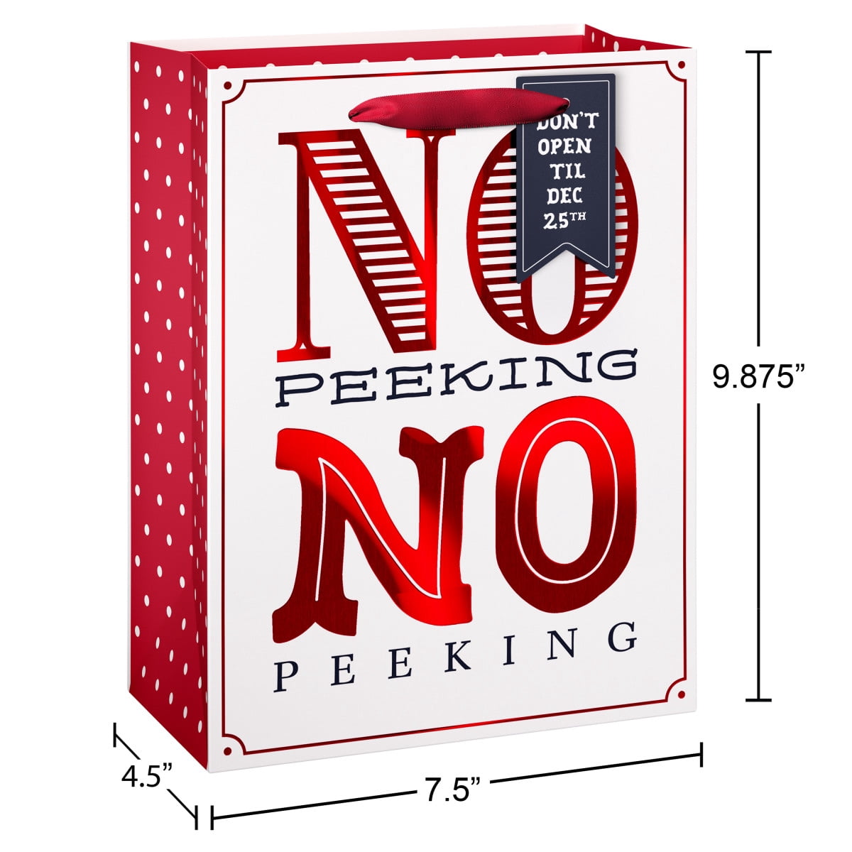 CUB (7.5 x 4.5 x 9.875) NO PEEKING - DEC 25TH TAG