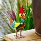 thumbnail image 1 of Adorno decorativo de jardín con forma de pavo real, de metal, colorido, colgante, para exteriores, jardín, decoración del hogar, estante, metal resistente, duradero, para jardín, patio,, 1 of 6