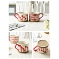 thumbnail image 3 of Inteprter Taza de agua de cerámica, taza de café de leche portátil con asa, tazas de bebida de té, botella de cumpleaños para el hogar, dormitorio Teteras Tipo 2 Inteprter HA081207-02, 3 of 6