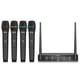 thumbnail image 1 of Sistema de Micrófono Inalámbrico Debra Audio Pro UHF Negro con Receptor de Metal y 4 Canales para Fi, 1 of 10